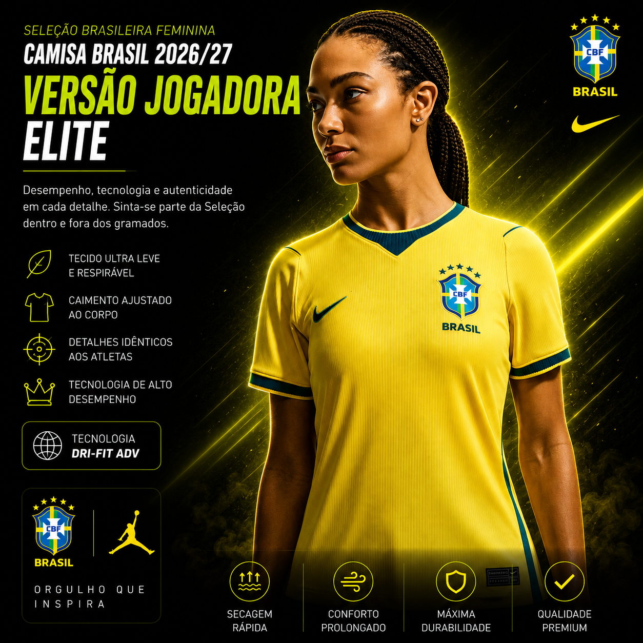 Manto Brasil Player Version 2026/27
