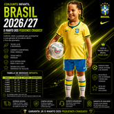 Kit Infantil Brasil 2026/27 Home Premium